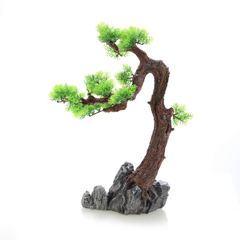 Resin Pine Tree Simulated Wate - Aquarium Planted Tree ulasan dan harga