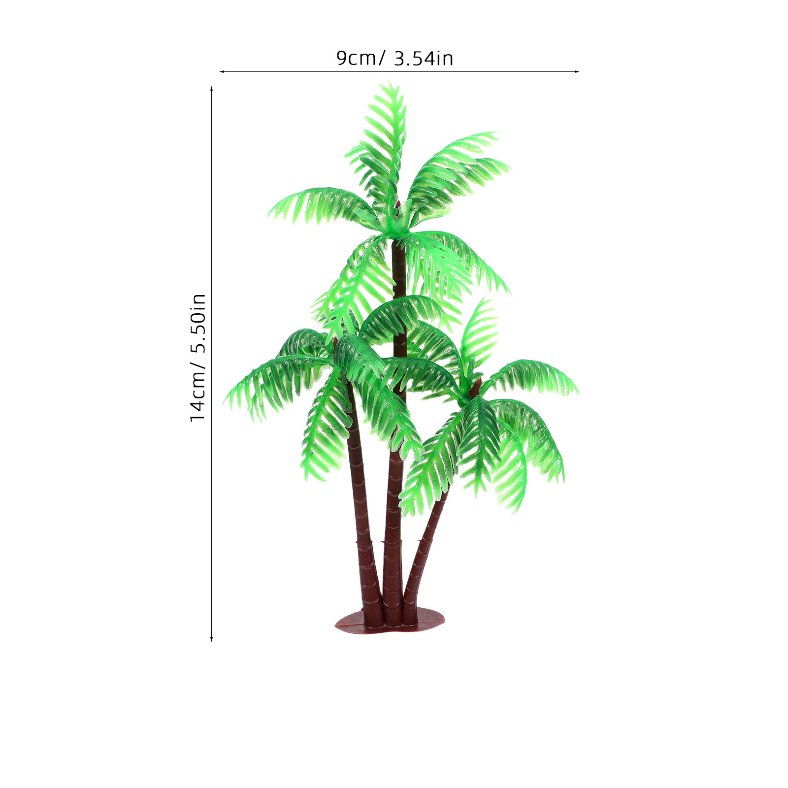 25pcs Artificial Coconut Faux  - Aquarium Planted Tree ulasan dan harga