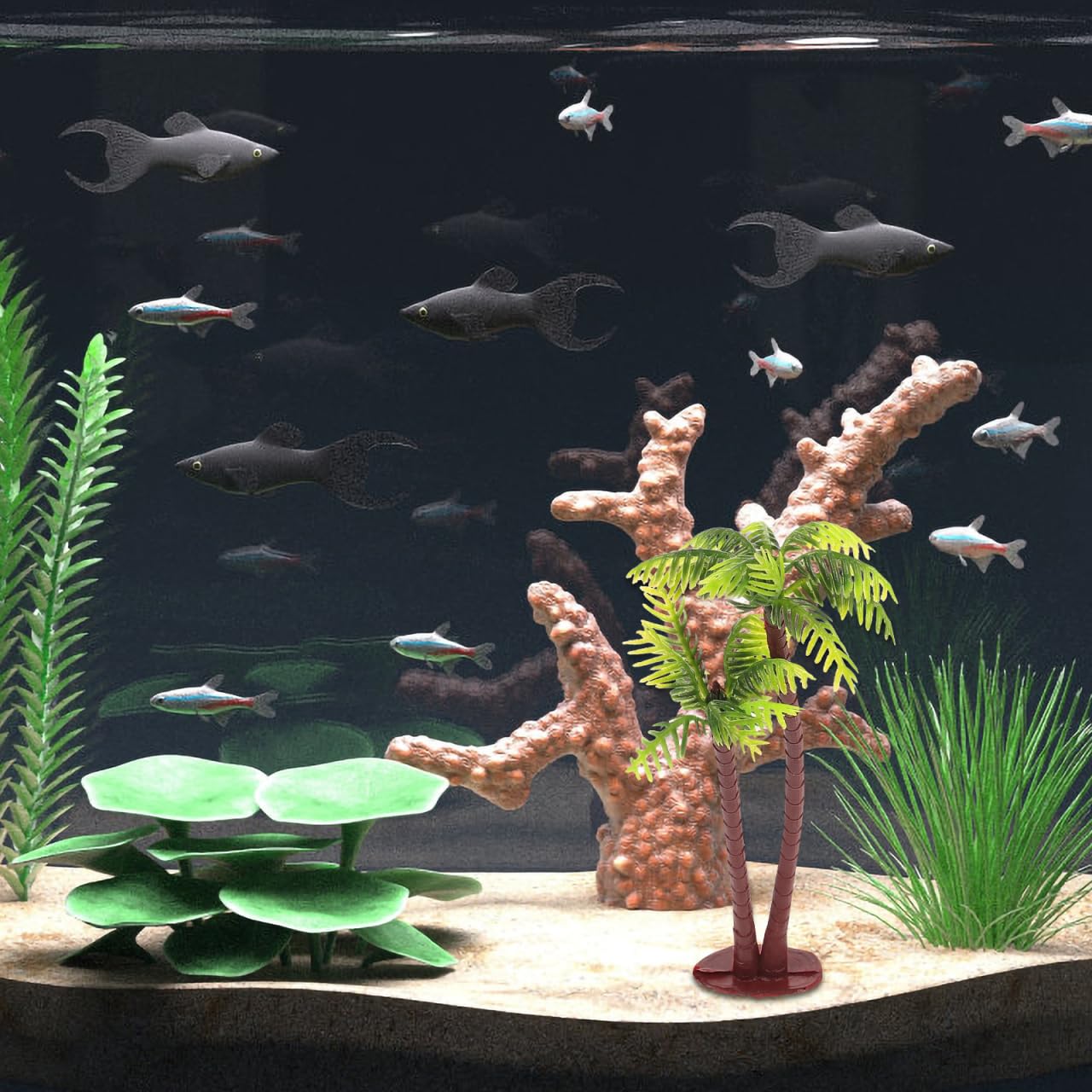 10/20/30/40/50 Pcs Tree Decor  - Aquarium Planted Tree ulasan dan harga