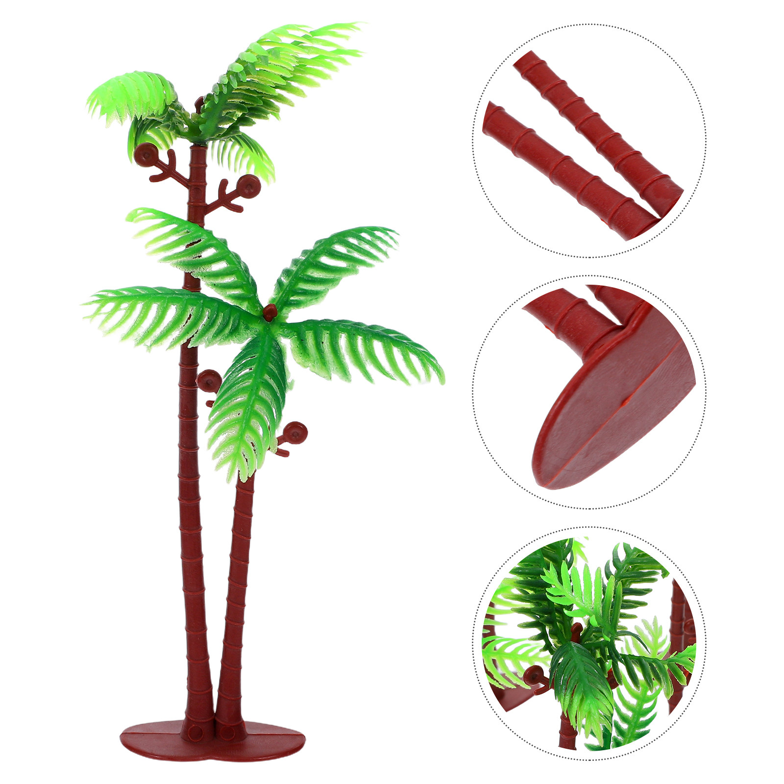 15Pcs Artificial Coconut Palm  - Aquarium Planted Tree ulasan dan harga