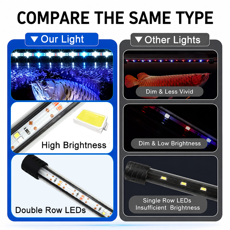 18-58cm USB Full Spectrum Aqua - Led Planted Tank Light ulasan dan harga