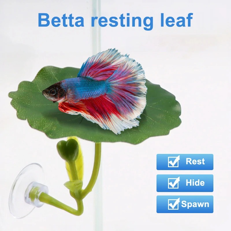 Artificial Betta Leaf Hammock  - Aquarium Planted Tree ulasan dan harga