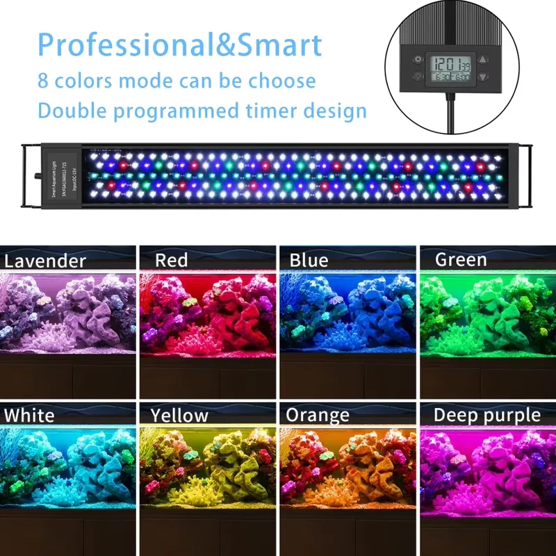 75cm 30inch Plant Light Fish T - Planted Aquarium Hours ulasan dan harga