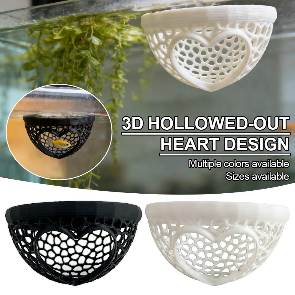 Heart-Shaped Aquarium Hideaway - Planted Aquarium Without Fish ulasan dan harga