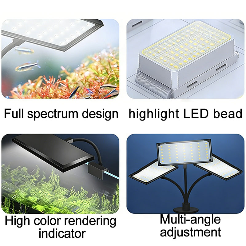 Aquarium Fish Tank Full Spectr - Led Planted Tank Light ulasan dan harga