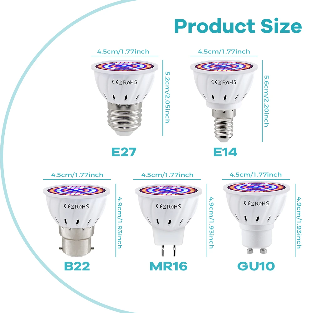 Grow Light E27 Full Spectrum L - Led Planted Tank Light ulasan dan harga