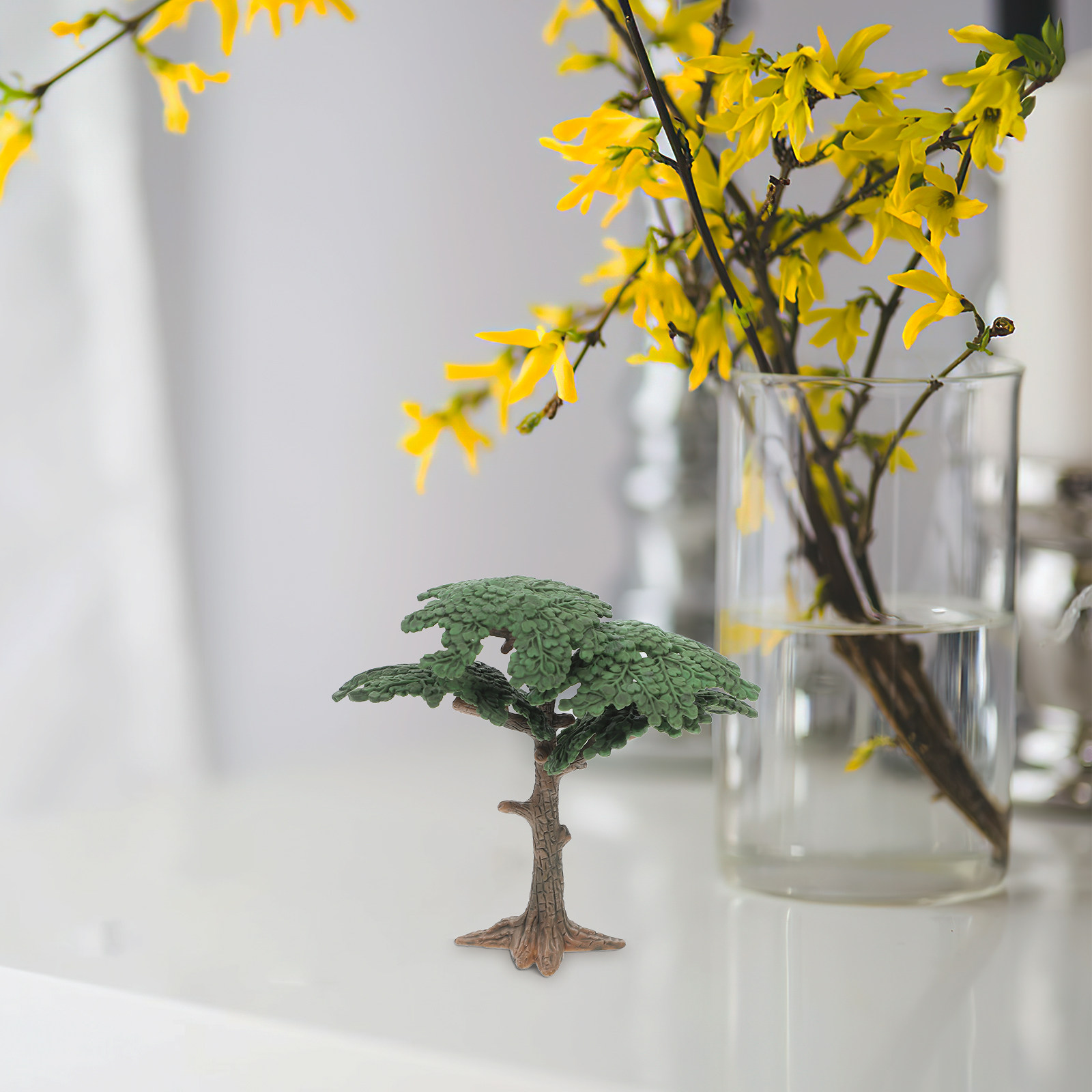 Realistic Faux Artificial Plan - Aquarium Planted Tree ulasan dan harga