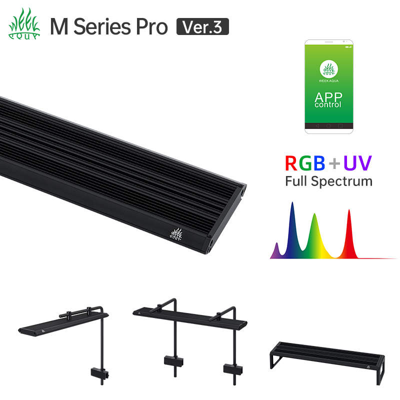 Week Aqua M Series RGB UV LED  - Led Planted Tank Light ulasan dan harga