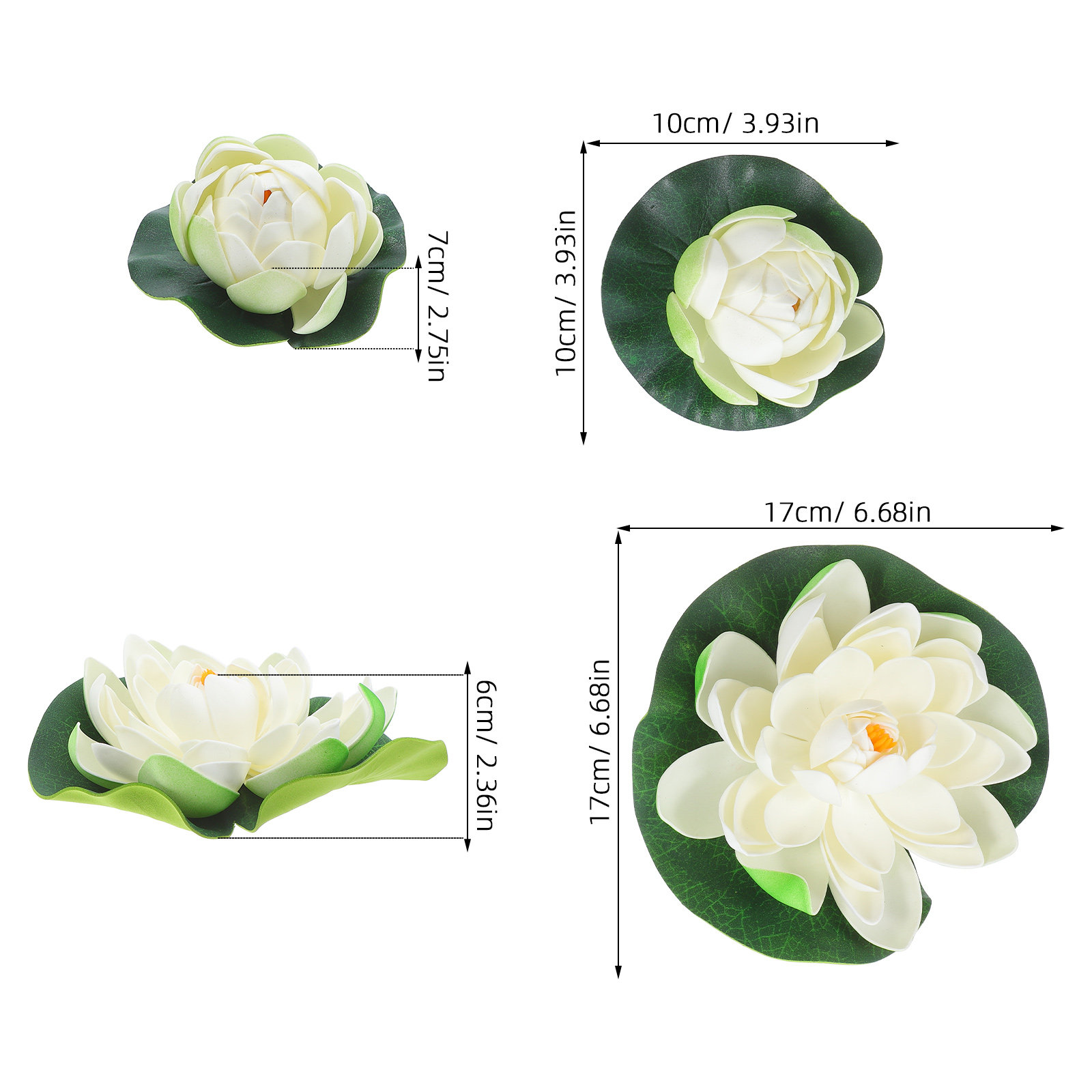 5Pcs Artificial Floating Water - Aquarium Planted Plants ulasan dan harga
