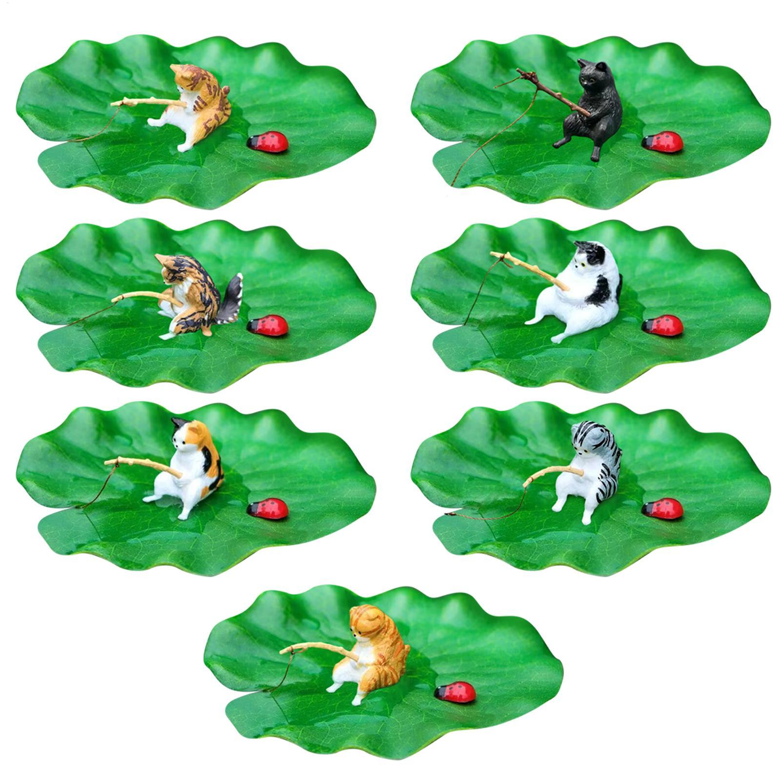 Mini Floating Cat Fishing Lotu - Aquarium Planted Tree ulasan dan harga