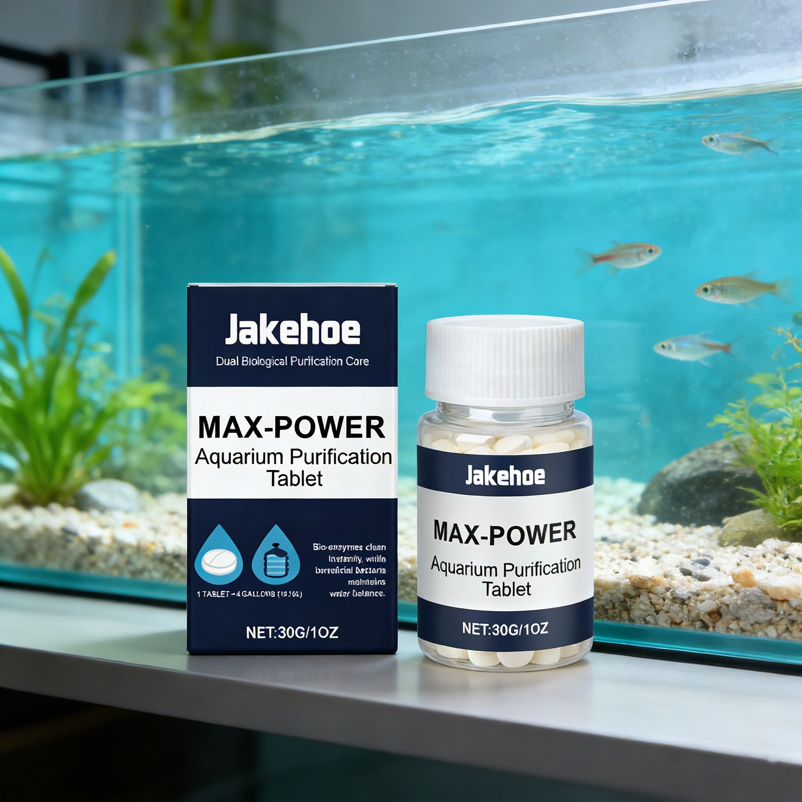 Algae Remover Tablets for Aqua - Planted Aquarium Cloudy Water ulasan dan harga