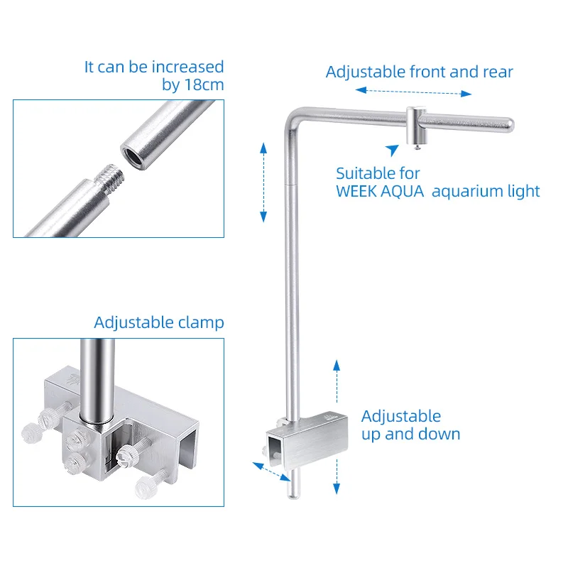 Week Aqua Light Stand Universa - Led Planted Tank Light ulasan dan harga